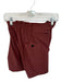 Athleta Size 8 Rust Polyester High Waist Belted Athletic Shorts Rust / 8