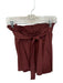 Athleta Size 8 Rust Polyester High Waist Belted Athletic Shorts Rust / 8