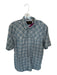 Howler Bros. Size L Gray & Blue Nylon Blend Plaid Snap Buttons Men's Shirt Gray & Blue / L