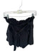 Athleta Size 8 Black Polyester High Waist Belted Athletic Shorts Black / 8
