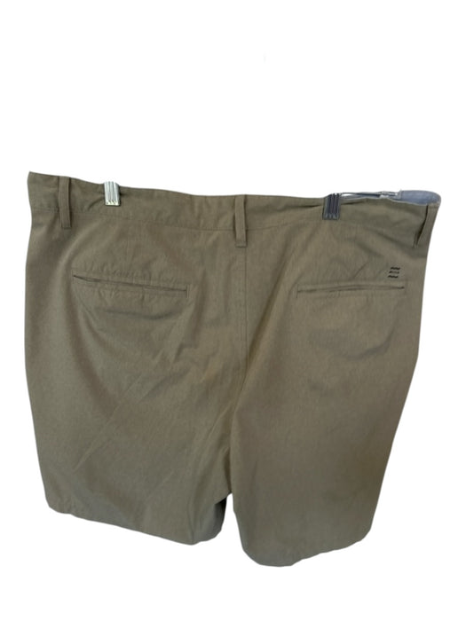 Free Fly Size 36 Tan Polyester Blend Solid Athletic Men's Shorts Tan / 36