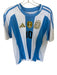 Adidas Size XL Blue & White Polyester Soccer Athletic Men's T-Shirt Blue & White / XL