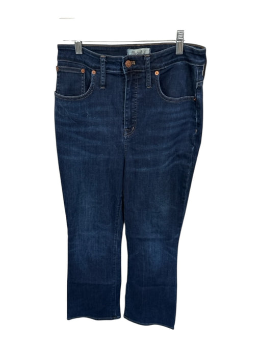 Madewell Size 28 Dark Wash Cotton Blend High Waist Bootcut Jeans Dark Wash / 28