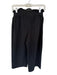 Madewell Size M Black Polyester High Waist Belted Wide Leg Cropped Pants Black / M