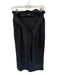 Madewell Size M Black Polyester High Waist Belted Wide Leg Cropped Pants Black / M
