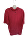 Peach State Pride Size L Red & White Polyester UGA Striped Golf Men's Polo Red & White / L