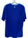 Adidas Size XL Navy & Blue Polyester Soccer Athletic Men's T-Shirt Navy & Blue / XL