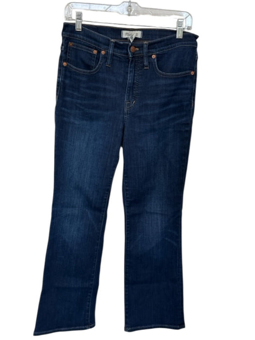 Madewell Size 28 Dark Wash Cotton Blend High Waist Bootcut Jeans Dark Wash / 28