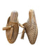 Johnston & Murphy Shoe Size 8.5 Tan Leather Woven Tassels Mules Tan / 8.5