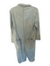 We The Free Size S Light Wash Cotton Long Sleeve Button Down Wide Leg Jumper Light Wash / S