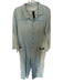 We The Free Size S Light Wash Cotton Long Sleeve Button Down Wide Leg Jumper Light Wash / S