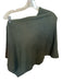Jigsaw Size One Size Green Wool Blend Asymetric Poncho Sweater Green / One Size