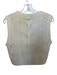 Madewell Size S Cream Acrylic Blend Cap Sleeve Chunky Knit Sweater Cream / S