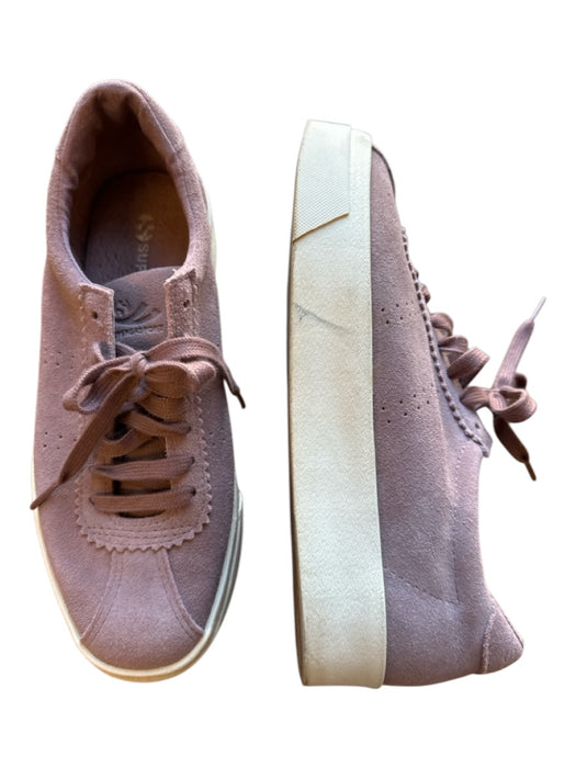 Superga Shoe Size 7.5 Mauve Suede Platform Lace Up Athletic Sneakers Mauve / 7.5