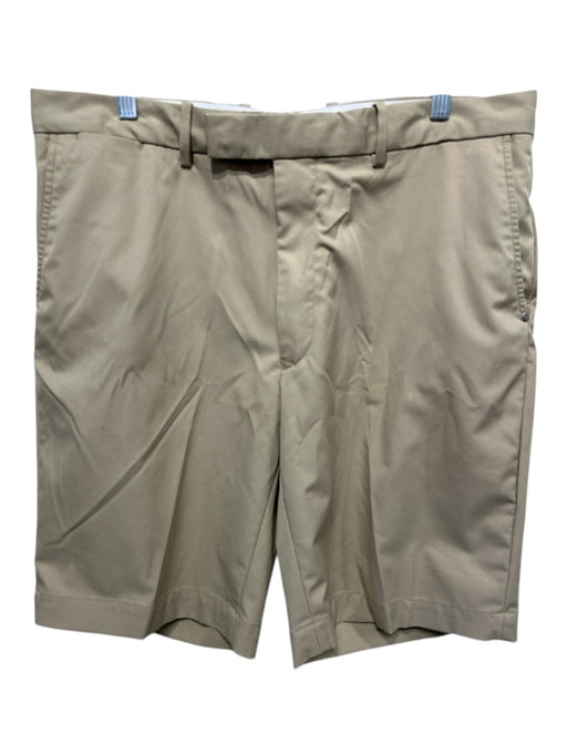RLX Size 35 Beige Polyester Solid Men's Shorts Beige / 35