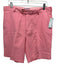 Peter Millar Size 35 Pink Linen Blend Solid Men's Shorts Pink / 35