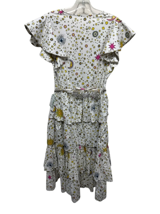 Celia B Size Small Yellow, Pink, White Cotton Blend Cap Sleeve Sun & Stars Dress Yellow, Pink, White / Small