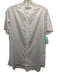 Harshman Size Small White Cotton Short Sleeve Button Front Collar Top White / Small