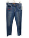 Joe's Size 27 Medium Wash Cotton Denim Mid Rise Embroidered Straight Leg Jeans Medium Wash / 27
