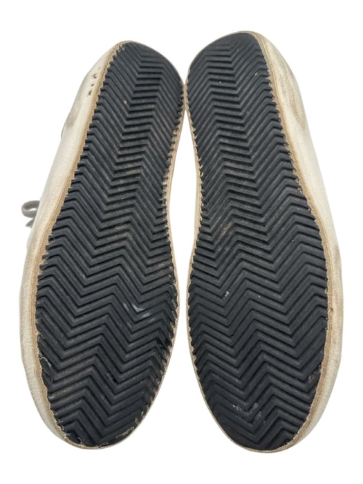 Golden Goose Shoe Size 40 White, Black, Multi Leather Upper Round Toe Sneakers White, Black, Multi / 40