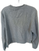 Zadig & Voltaire Size XS Gray & Silver Cotton Embroidered Beaded Sweatshirt Gray & Silver / XS