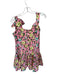 Agua Bendita Size L Pink & Green Cotton Sleeveless Botanical Drop Waist Dress Pink & Green / L