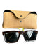 Ray Ban Brown Acetate Rectangle Sunglasses Brown