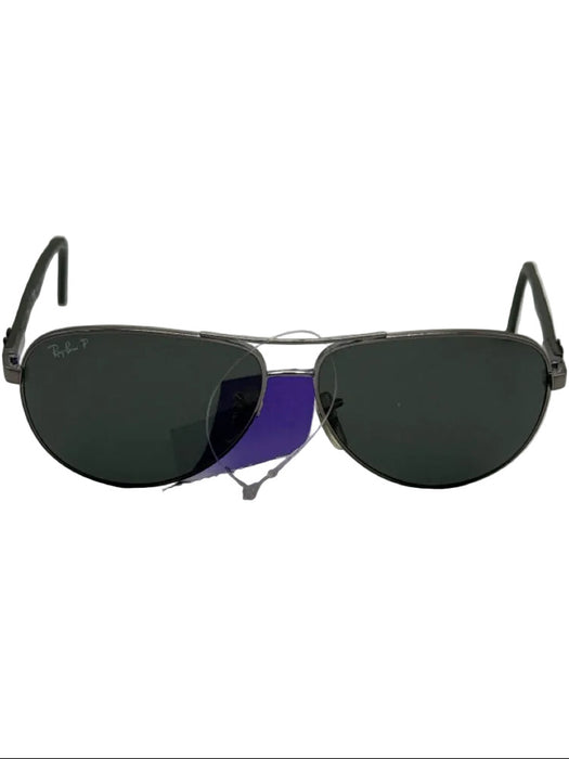 Ray Ban AS IS Silver & Green Metal Aviator Men's Sunglasses