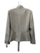 Valentino Size 10 Beige Silk Blend Button Front Pleat Detail Belt Inc. Jacket Beige / 10