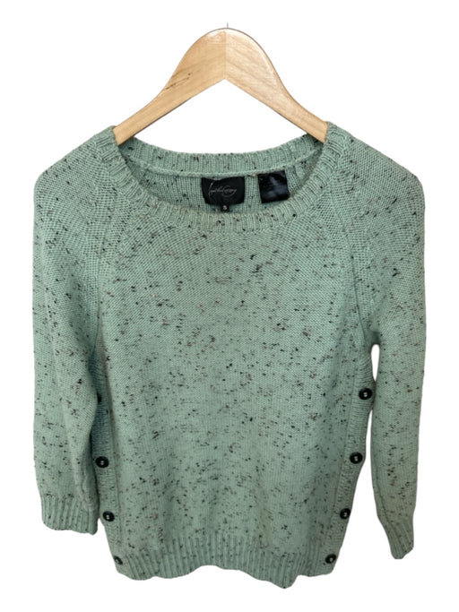 Rachel Comey Size S Sage & Beige Alpaca Blend Speckled Knit Sweater Sage & Beige / S