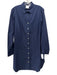 Finley Size M Navy Cotton & Polyester Long Sleeve Button Up & Collar Dress Navy / M