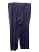 Vince Size L Navy Linen Drawstring Waist Straight Leg Flat Pocket Pants Navy / L