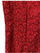 Helen Morley Size 10 Red Rayon Blend Halter Back Zip Knee Length Dress Red / 10