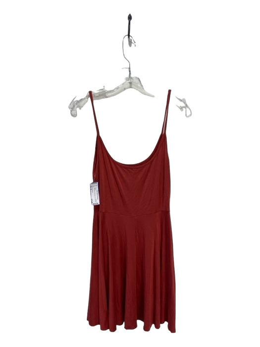 Reformation Size M Red Tencel Sleeveless Knit Dress Red / M