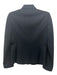Elie Tahari Size 4 Black Virgin Wool Single Button Flap Pocket Blazer Jacket Black / 4