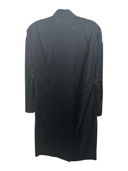 Stella McCartney Size M Black Snaps Tuxedo Lapels Trench Coat Black / M