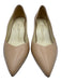 Sarah Flint Shoe Size 41.5 Beige Leather Pointed Toe Kitten Heel Pumps Beige / 41.5