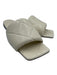 Bottega Veneta Shoe Size 41 Ivory White Leather Square Toe Quilted Slide Sandals Ivory White / 41