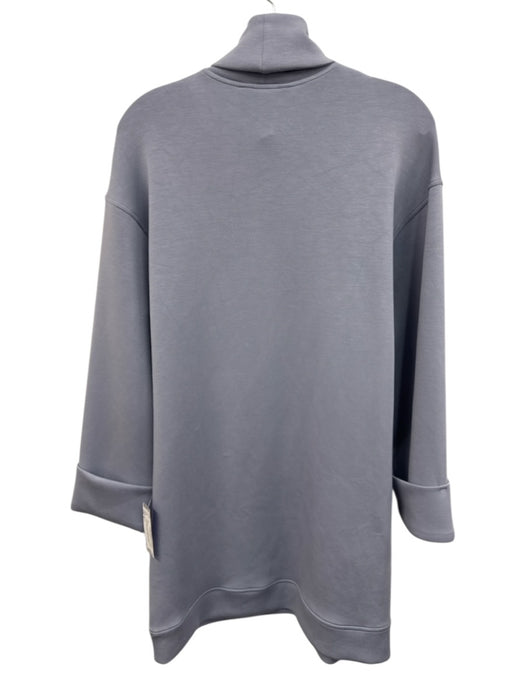 Spanx Size S Dusty Blue Modal Blend Turtleneck Long Cuff Sleeve Mini Dress Dusty Blue / S