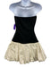 Lovers and Friends Size S Black & Cream White Cotton Blend Strapless Dress Black & Cream White / S