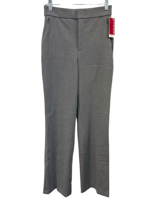 Spanx Size XST Gray Polyester Blend Zip Pocket Trouser Hook & Zip Fly Pants Gray / XST