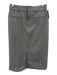 Spanx Size S Gray Polyester Blend Pencil Front Slit Hook & Zip Fly Midi Skirt Gray / S