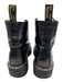 Dr. Martens Shoe Size 9 Black Leather Upper Croc Embossed Zip Front Boots Black / 9