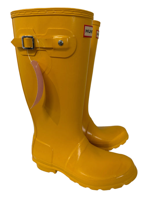 Hunter Shoe Size 37 Yellow Rubber Knee High Rain Boot Boots Yellow / 37