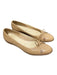 Salvatore Ferragamo Shoe Size 7.5 Tan Leather Almond Toe Bow Detail Flat Shoes Tan / 7.5