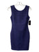 Juicy Couture Size XS Blue & Black Polyester Stripe Sleeveless Body Con Dress Blue & Black / XS