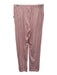 Petite Plume Size M Red & White Pima Cotton Long Sleeve Stripe Pajamas Pant Set Red & White / M