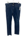 Paige Size 33 Dark Wash Rayon Blend Mid Rise Zip & Button Slim Straight Jeans Dark Wash / 33