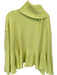 Free People Size M Light Green Knit Turtle Neck Long Sleeve Sweater Light Green / M