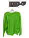 Zara Size M Bright Green Long Sleeve Knit Sweater Bright Green / M